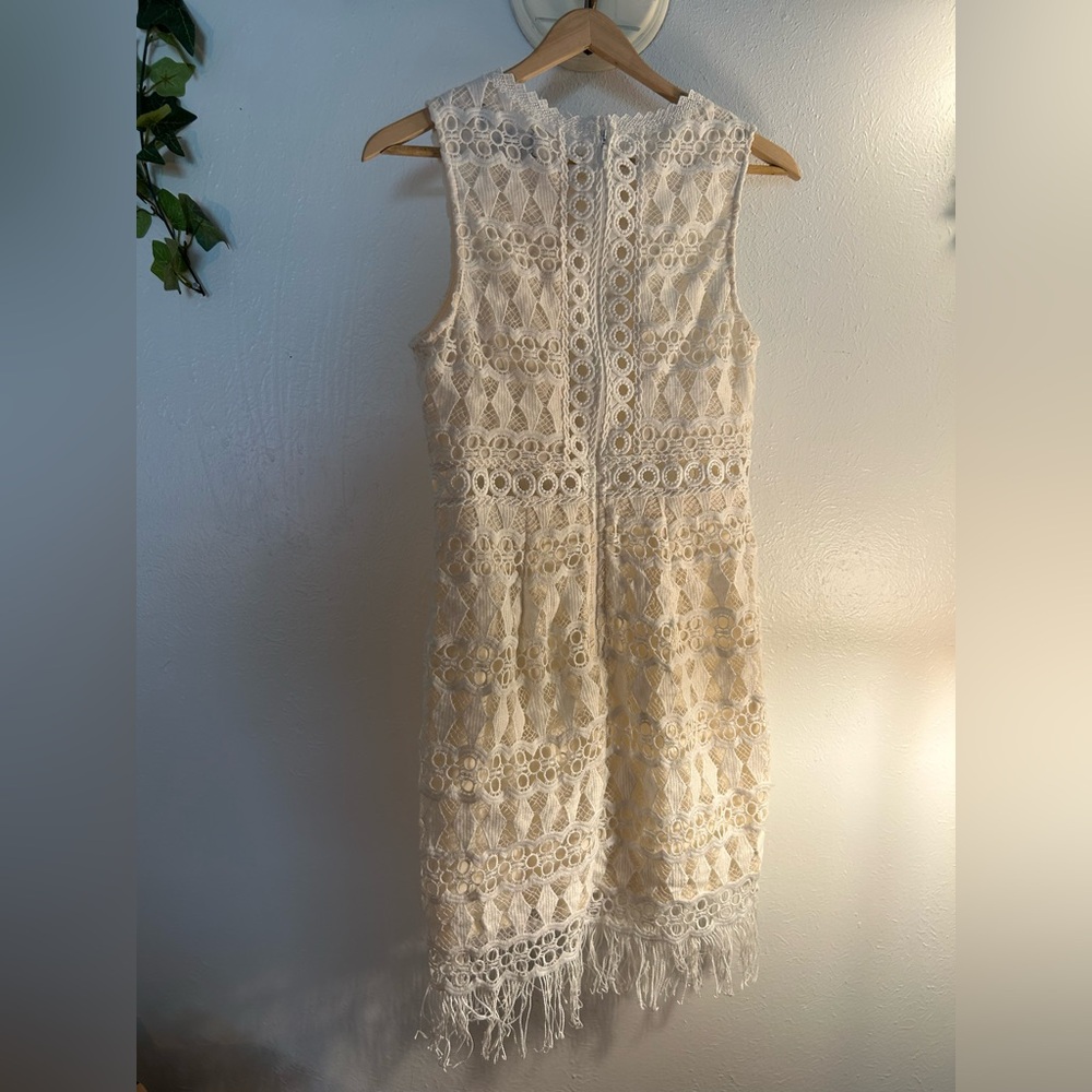 Lulus Kenna White Crochet Lace Sleeveless Bodycon Dress - Picture 5 of 15